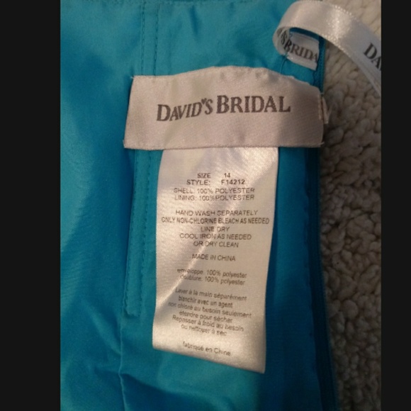 🌿DONATED🌿David's Bridal strapless dress - Picture 6 of 6